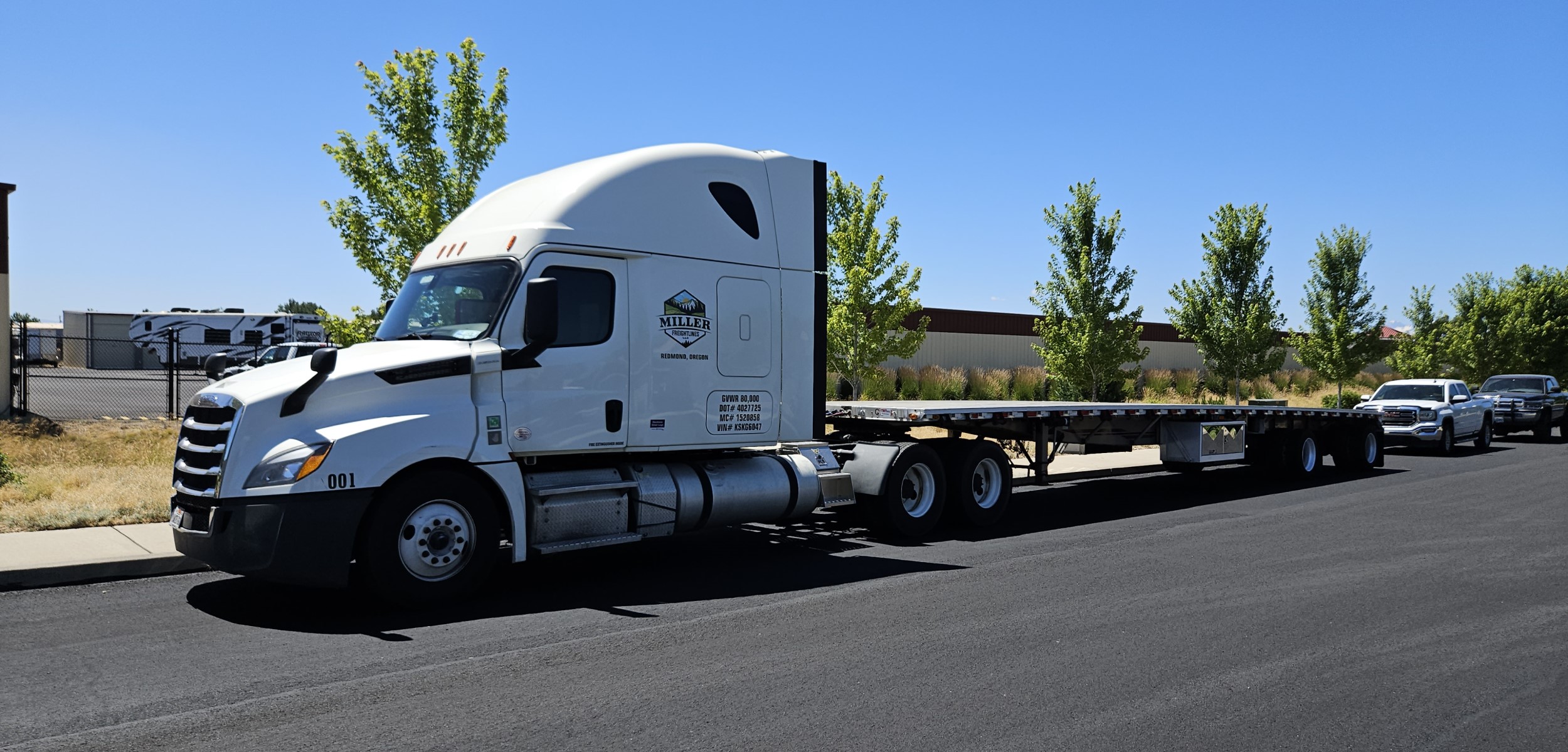 flatbed truck