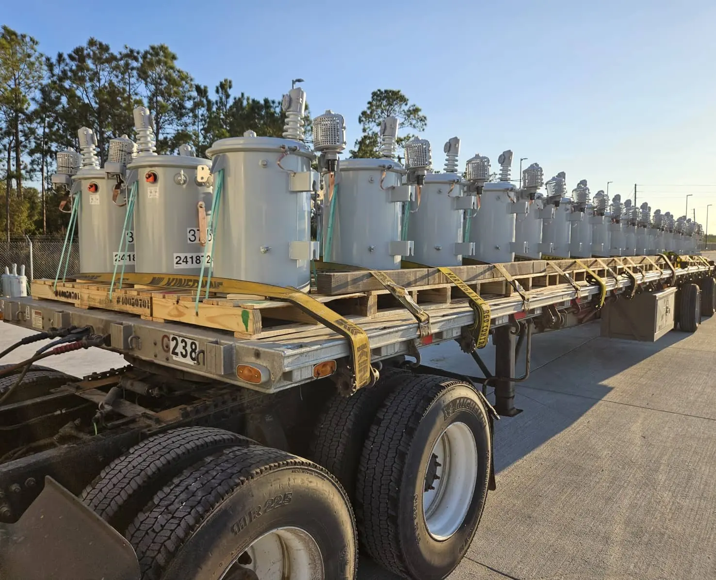 loaded truck