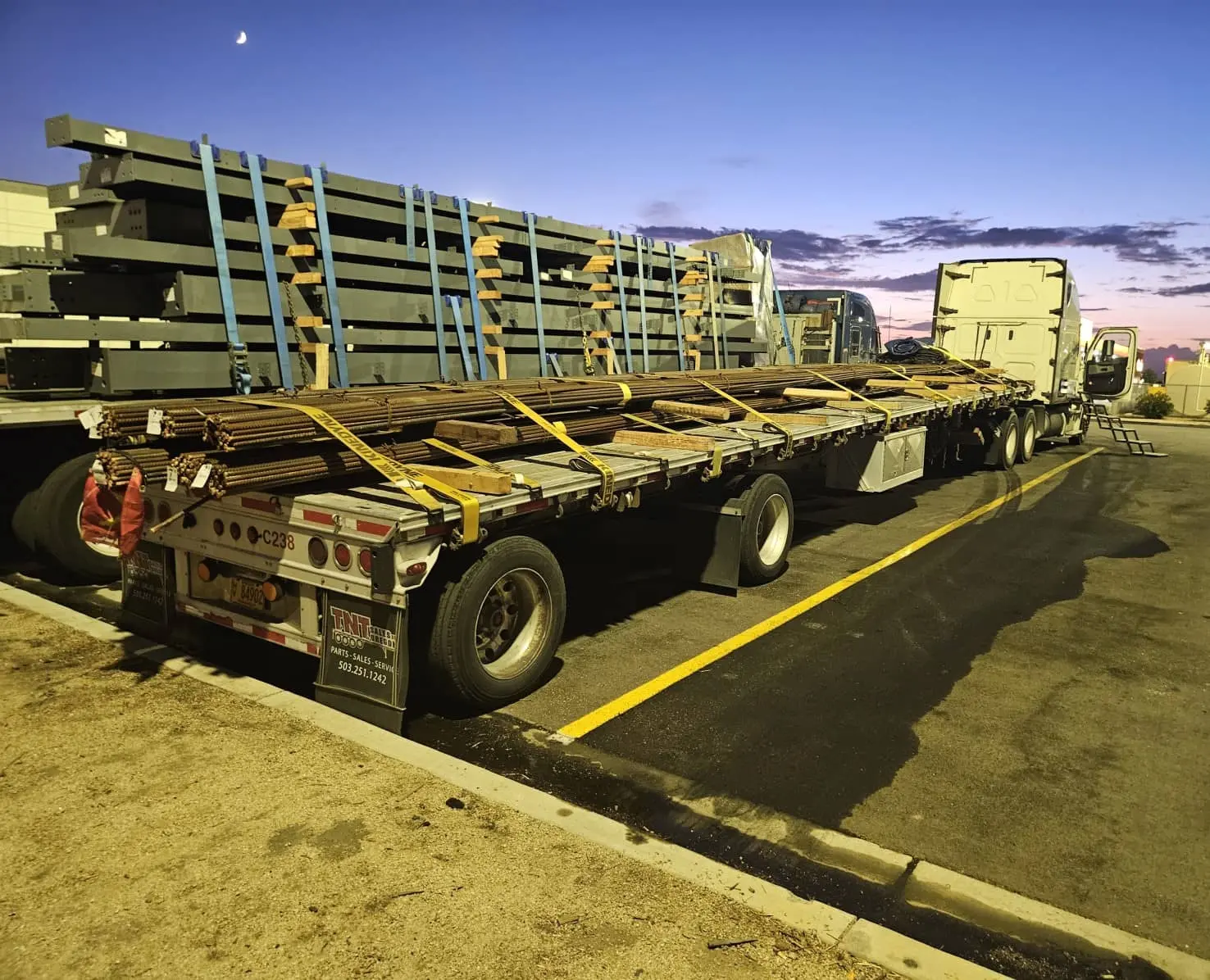 loaded truck